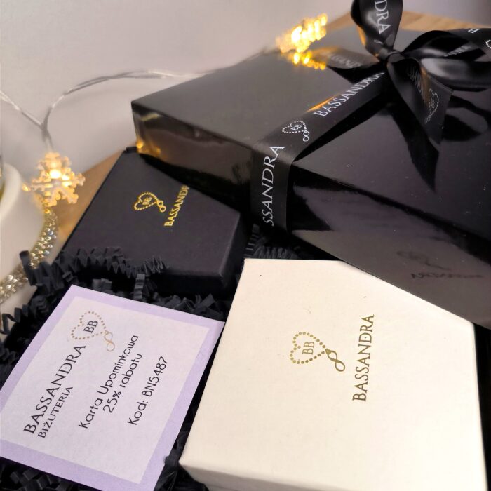 BOX DLA NIEJ I DLA NIEGO Z SUROWYM TURMALINEM